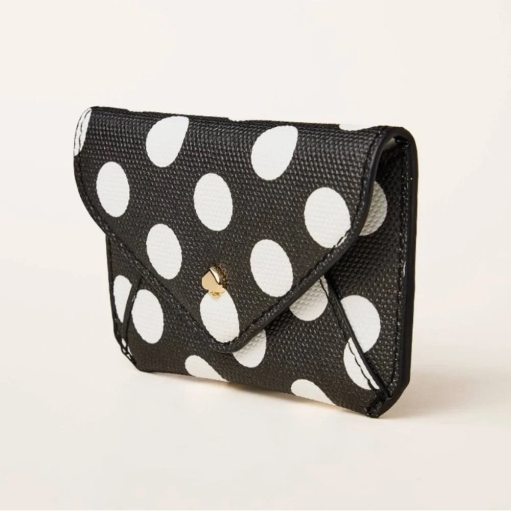 Polka Dot Envelope Card Case - kate spade new york x Target Black/White 🆕 - Picture 2 of 7